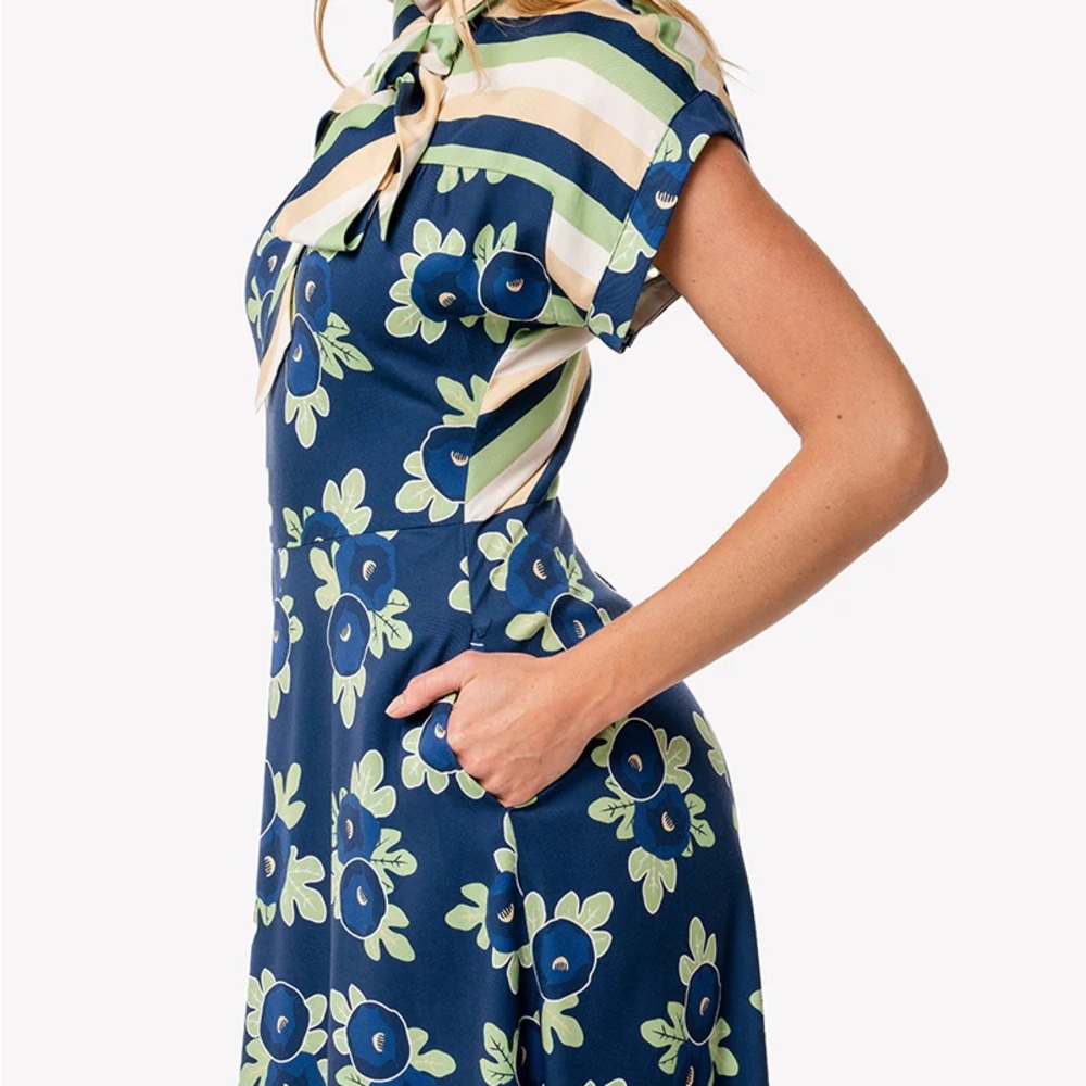 LOULOU DAMOUR FIGUIERA Maxi Floral Dress Small - Picture 4 of 4